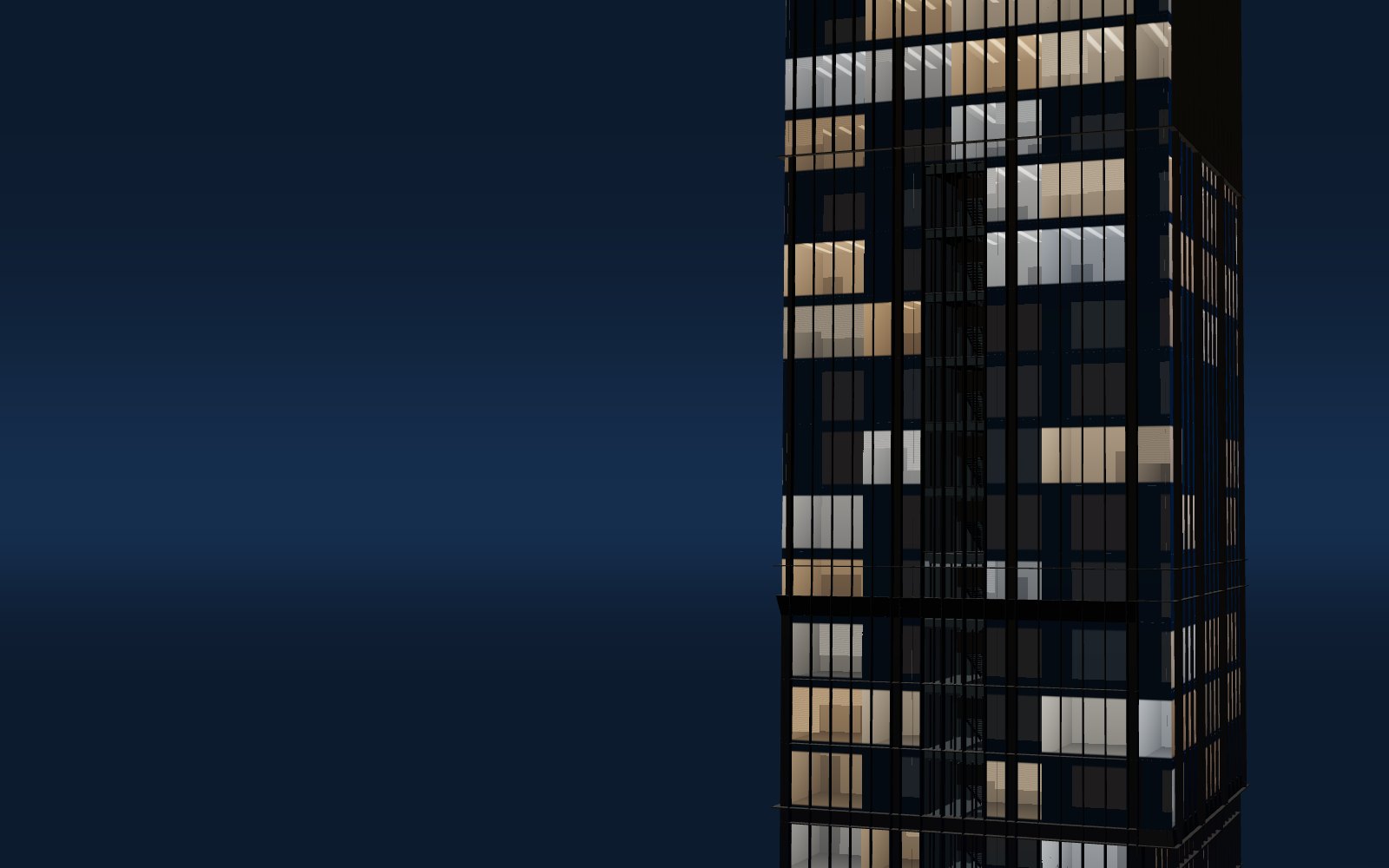 World Link Towers digital building model in Navigator